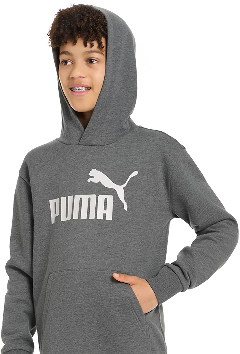 PUMA Boys’ PS Foundations No 1 Logo Fleece PO Hoodie