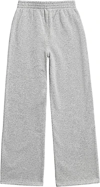 PUMA Girls' 4-6X Essential Basics Spun Poly Fleece Wide Leg Pants