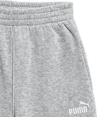 PUMA Girls' 4-6X Essential Basics Spun Poly Fleece Wide Leg Pants