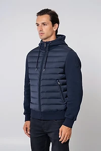 The Recycled Planet Men’s Lenny Quilted Fleece Hoodie
