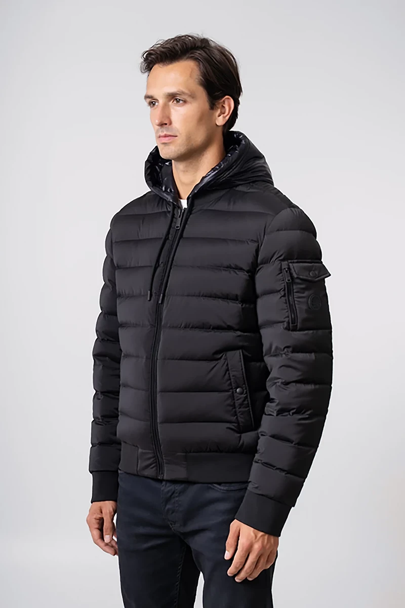 The Recycled Planet Men’s Tanker Quilted Bibby Jacket