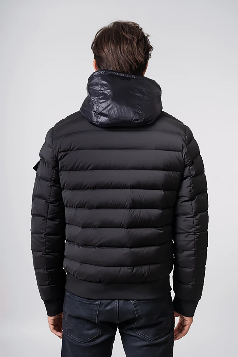 The Recycled Planet Men’s Tanker Quilted Bibby Jacket