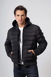 The Recycled Planet Men’s Tanker Quilted Bibby Jacket