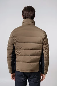 The Recycled Planet Men’s Downhill Quilted Hipster Jacket