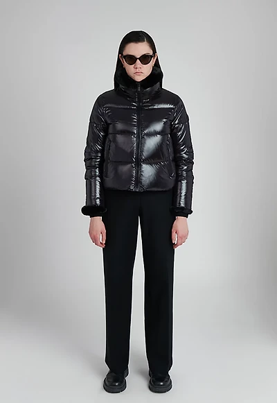 The Recycled Planet Women's Cropped Hipster with Collar