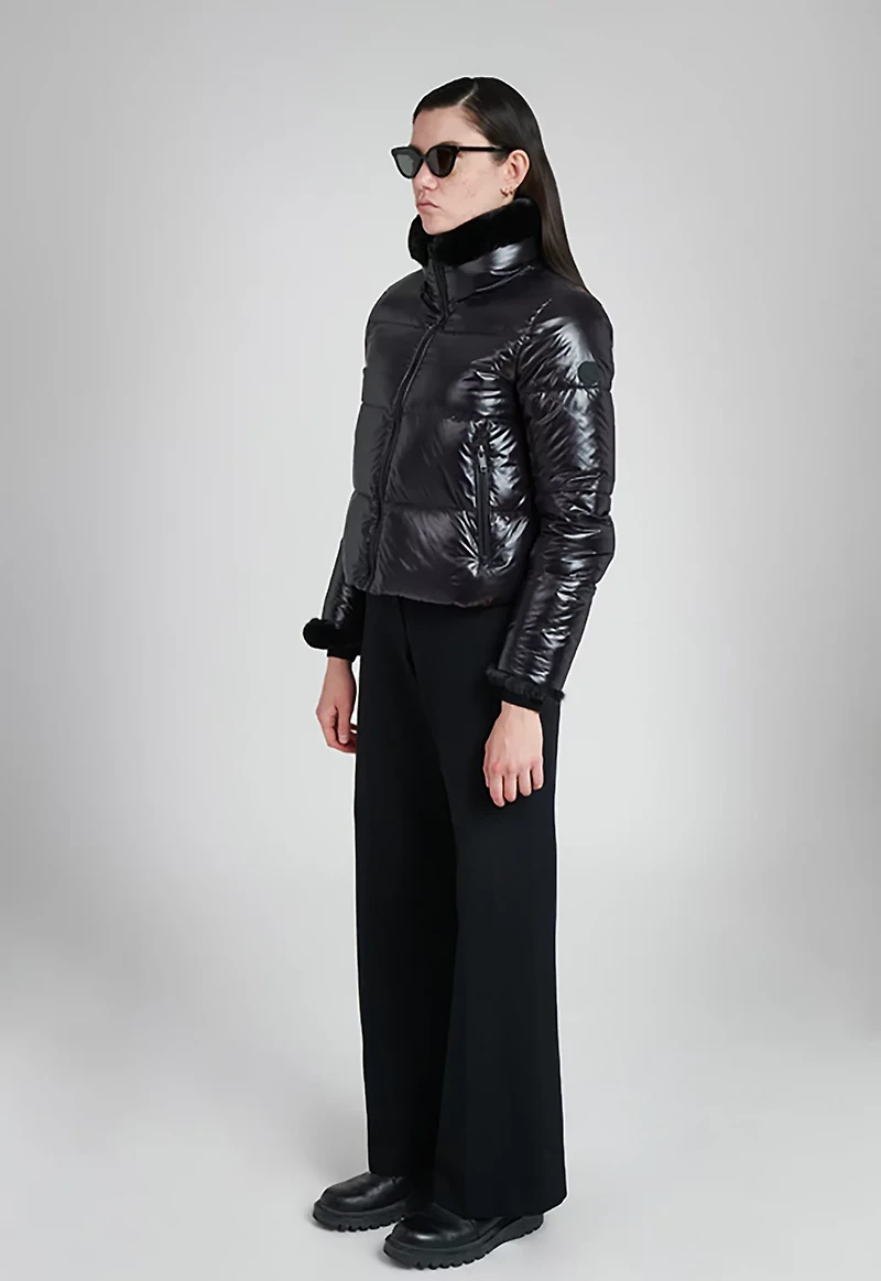 The Recycled Planet Women's Cropped Hipster with Collar