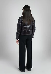 The Recycled Planet Women's Cropped Hipster with Collar