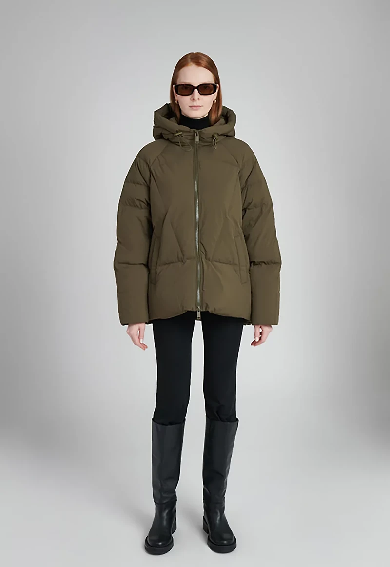 The Recycled Planet Women’s Hooded Poncho Swing Coat