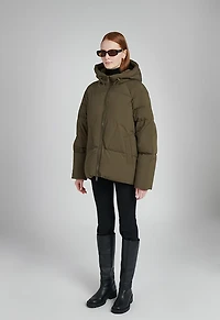 The Recycled Planet Women’s Hooded Poncho Swing Coat