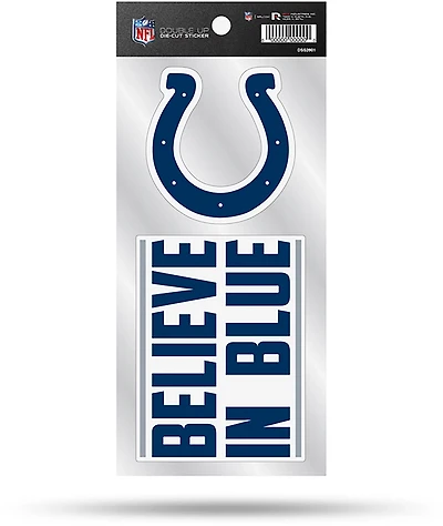Rico Indianapolis Colts Double Up Die Cut Sticker