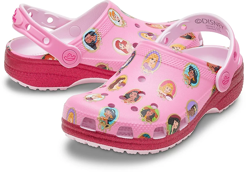 Crocs Girls' Classic Disney Princess Clogs