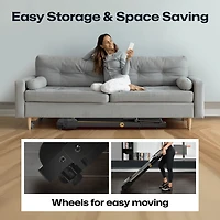 Urevo 2-in-1 Folding Walking Pad Treadmill