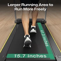 Urevo 2-in-1 Folding Walking Pad Treadmill