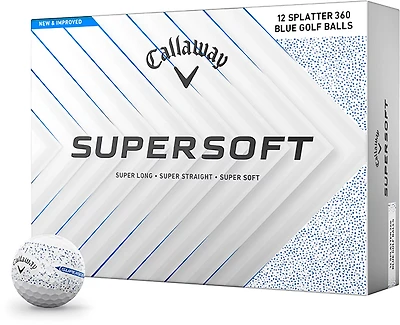 Callaway 2024 SuperSoft Splatter Golf Balls 12-Pack
