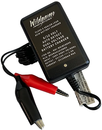 Wildgame Innovations Trophy Hunter™ Wildlife Feeders 6V and 12V Battery Charger