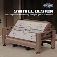American Legend Windsor 84" 3-In-1 Swivel Table