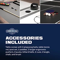 American Legend Windsor 84" 3-In-1 Swivel Table