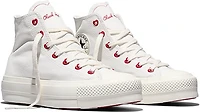 Converse Women’s Chuck Taylor All Star Hearts Hi Lift VDay Shoes