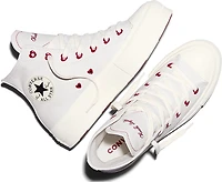 Converse Women’s Chuck Taylor All Star Hearts Hi Lift VDay Shoes