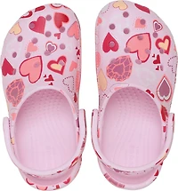 Crocs Girls' Classic Valentine Hearts Clogs