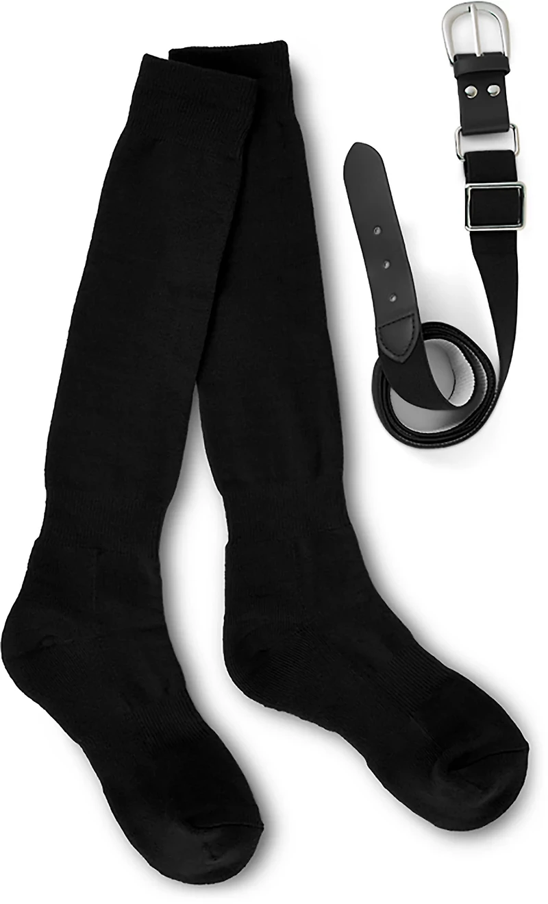 Sof Sole Youth Baseball Belt OTC Socks