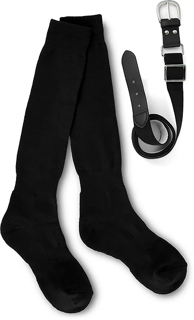 Sof Sole Youth Baseball Belt OTC Socks