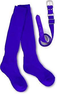 Sof Sole Youth Baseball Belt OTC Socks