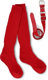 Sof Sole Youth Baseball Belt OTC Socks