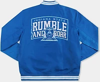 Homefield Men's Indiana State Sycamores Rumble and Roar Bomber Jacket