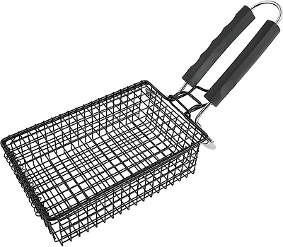 Mr. Bar-B-Q Grill/Flip Basket With Removable Handle