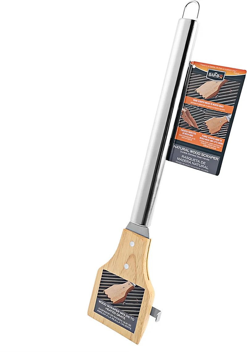 Mr. Bar-B-Q Wood Scraper With Stainless Steel Handle