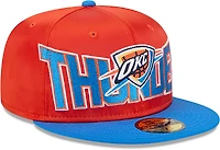 New Era Men's OKC Thunder Satin Blue 59FIFTY Cap