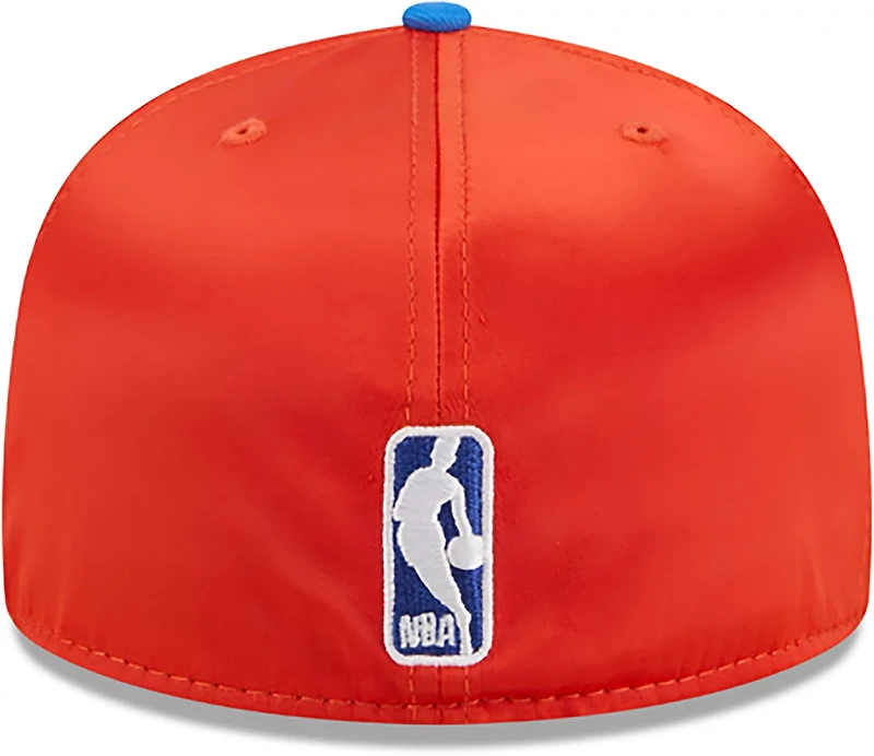 New Era Men's OKC Thunder Satin Blue 59FIFTY Cap