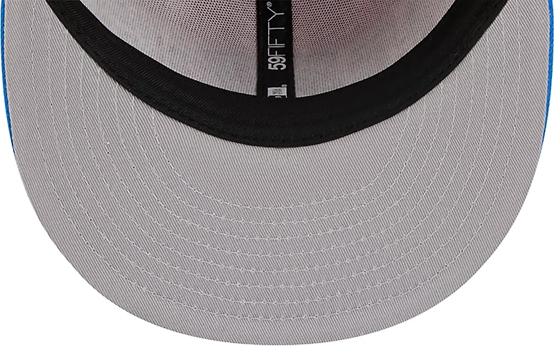 New Era Men's OKC Thunder Satin Blue 59FIFTY Cap