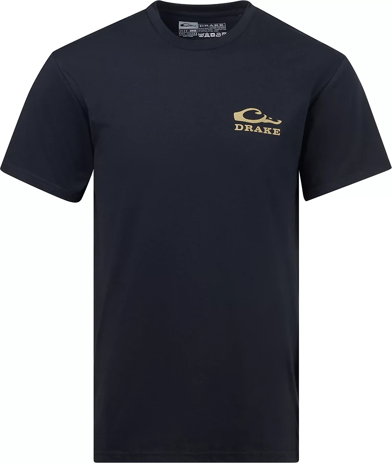 Drake Men's Waterfowl Old School Camo Ducks Graphic T-shirt