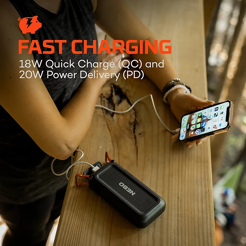 NEBO Rambler 20,000 mAh Power Bank