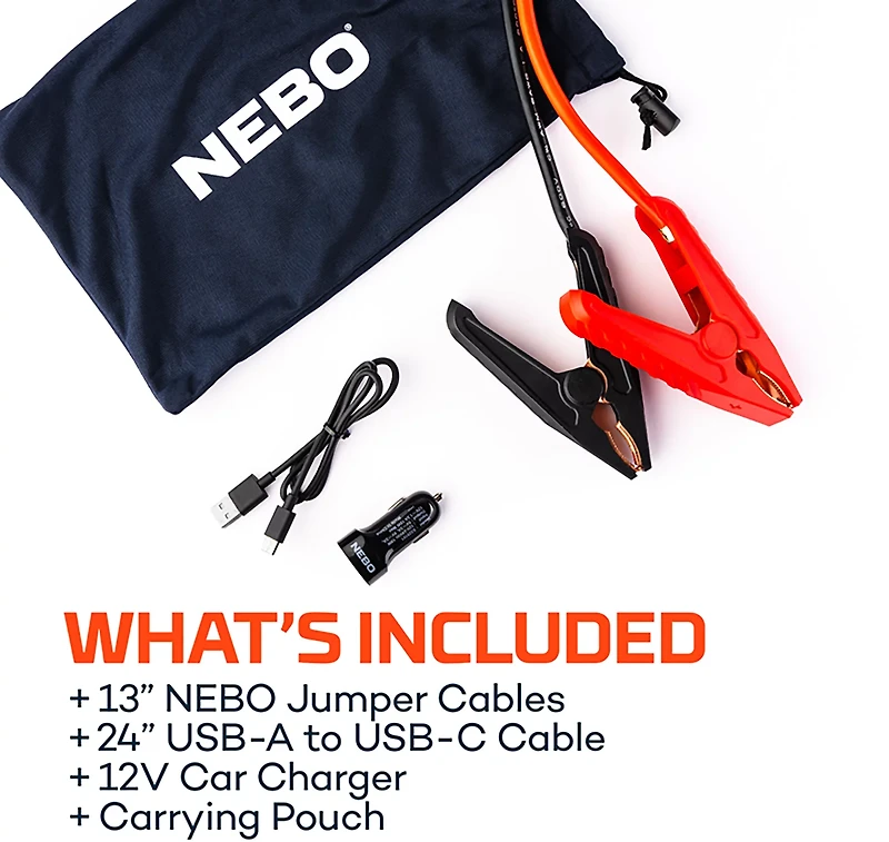 NEBO Assist 1500XP Jump Starter and Air Compressor
