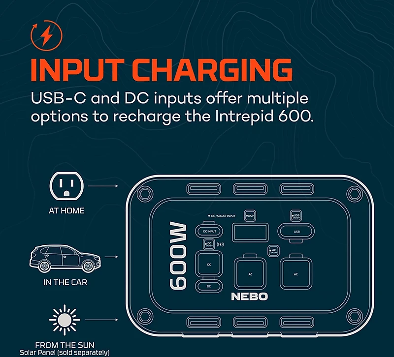 NEBO Intrepid 600W Power Station