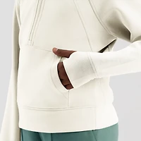 Freely Girls' Sandwashed Lux 1/2-Zip Hoodie
