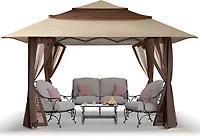 Mosaic 13 ft x 13 ft Triple Pagoda Gazebo Canopy