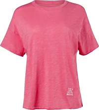 Jadelynn Brooke Women's Not So Basic Mineral Wash Short Sleeve T-shirt