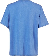 Jadelynn Brooke Women's Not So Basic Mineral Wash Short Sleeve T-shirt