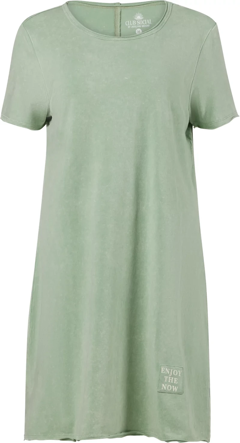 Jadelynn Brooke Women's Mineral Wash Dress