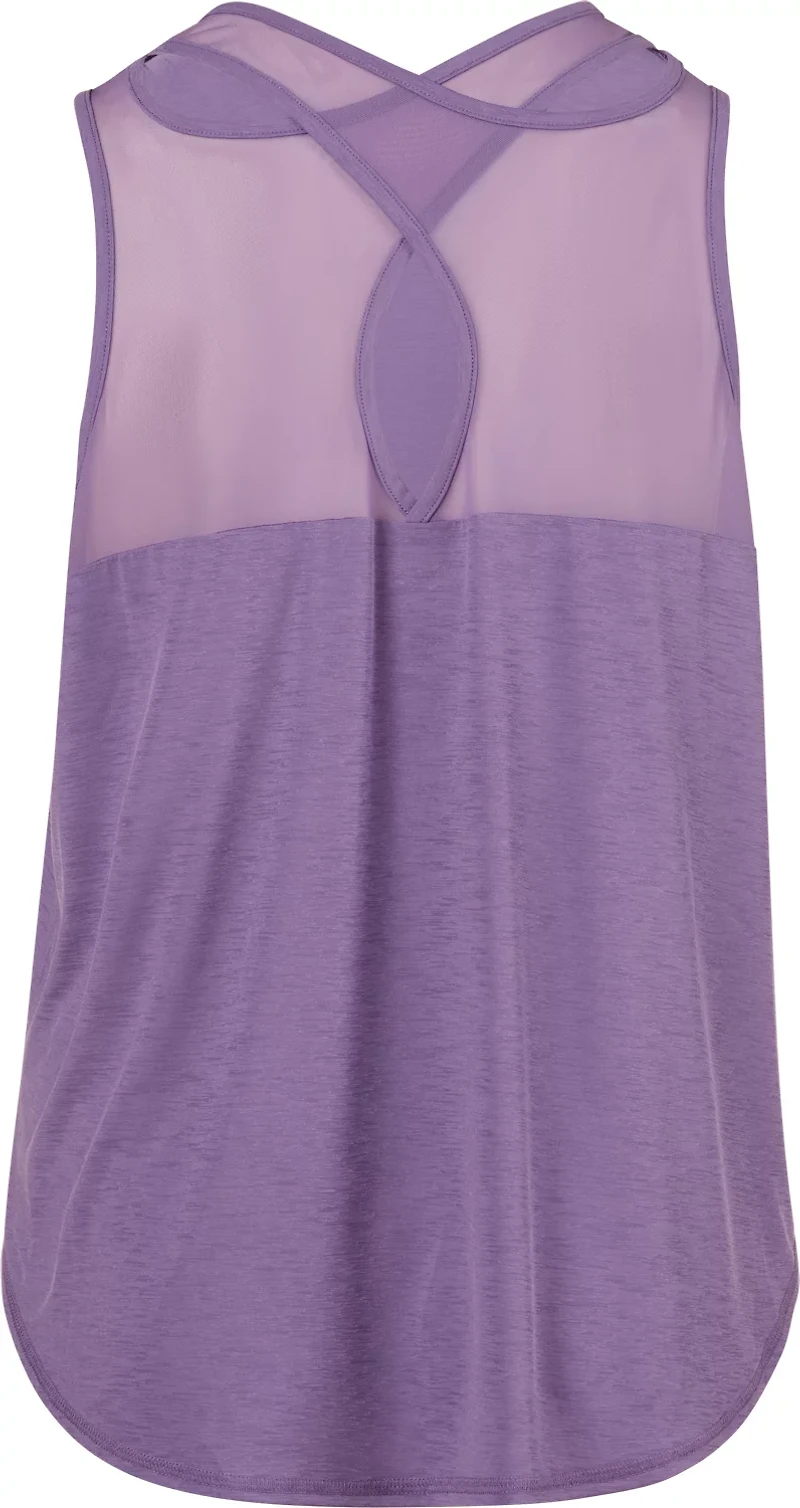 BCG Women's Plus Infinity Mesh Back Tank Top