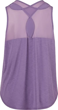 BCG Women's Plus Infinity Mesh Back Tank Top