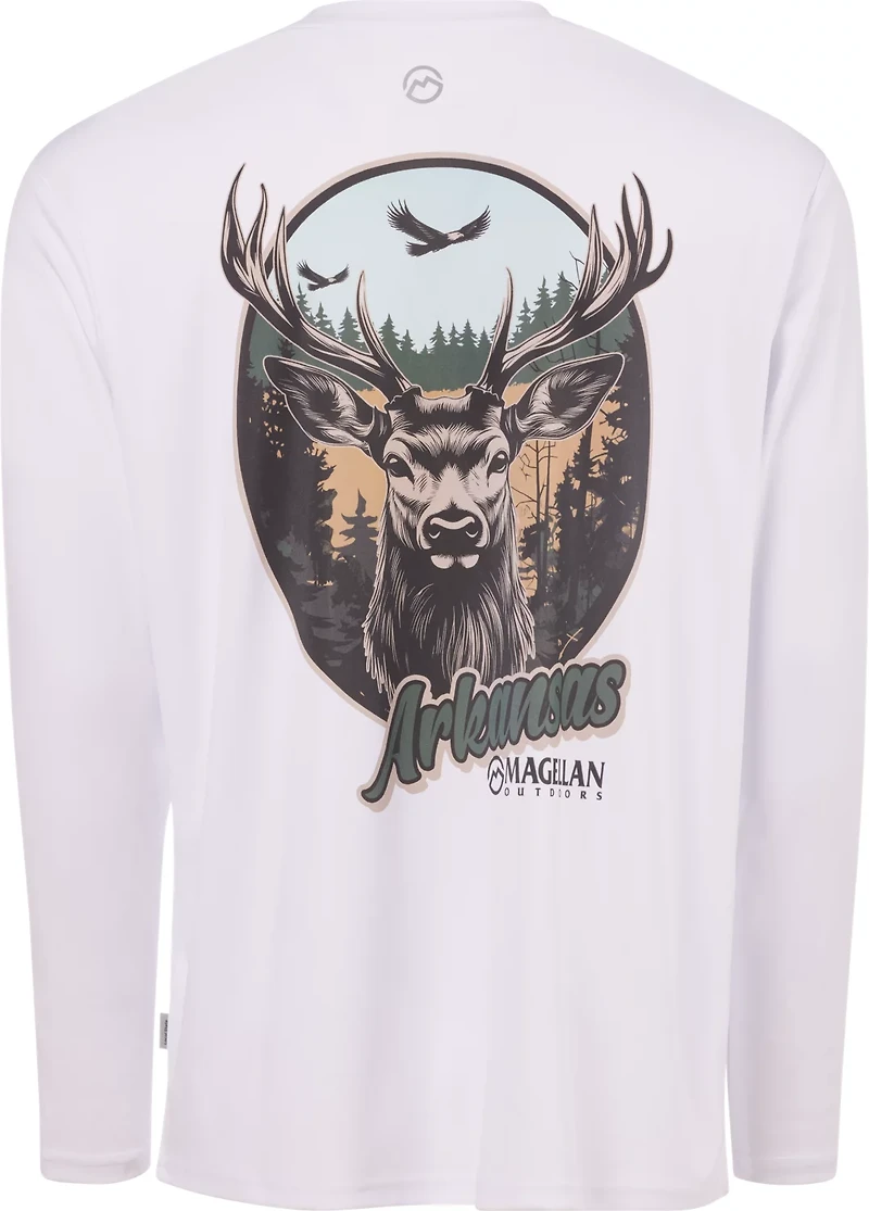 Magellan Outdoors Men's Local State Arkansas Long Sleeve Graphic T-shirt