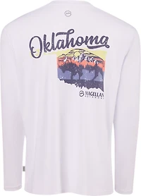 Magellan Outdoors Men's Local State Oklahoma Graphic Crew Long Sleeve T-shirt