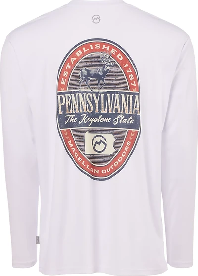 Magellan Outdoors Men's Local State Pennsylvania Graphic Crew Long Sleeve T-shirt