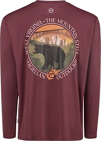 Magellan Outdoors Men's Local State West Virginia Long Sleeve Graphic T-shirt