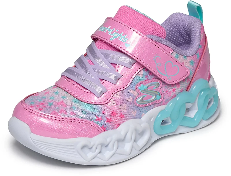 SKECHERS Toddler Girls' Infinite Heart Lights Shoes